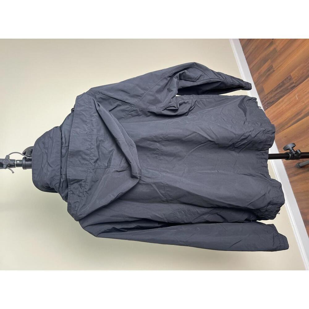 L.L. Bean Men’s Hooded Waterproof Jacket Black Blue XL Regular - Picture 4 of 5